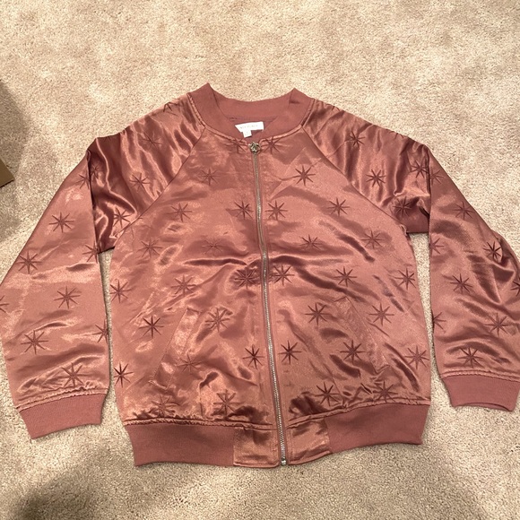 Wine Bomber Jacket - Picture 6 of 6